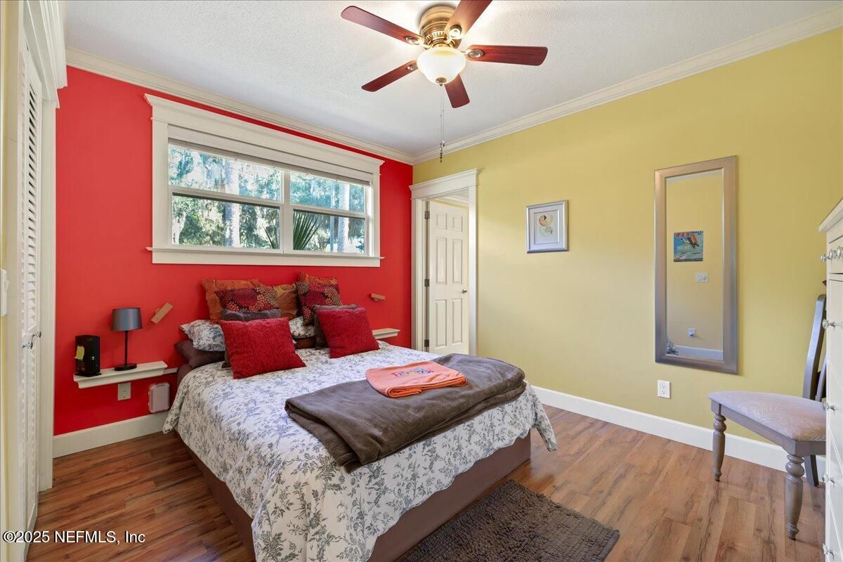 Bedroom, Interior, Wood Texture Flooring
