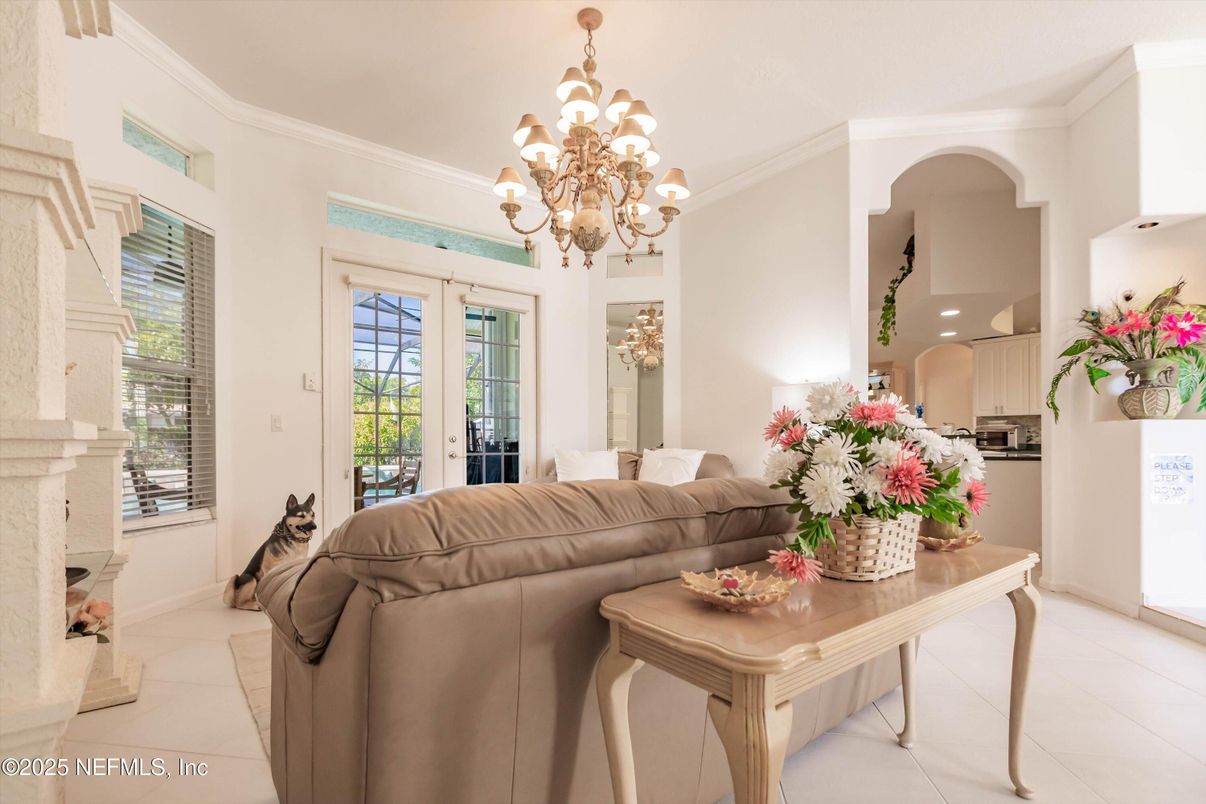 Chandelier, Interior, Living room, Recessed Lighting