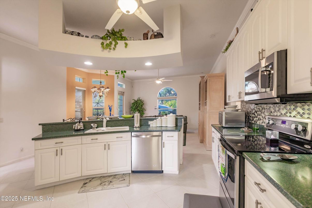 Interior, Kitchen, Recessed Lighting, Stainless Steel Appliances