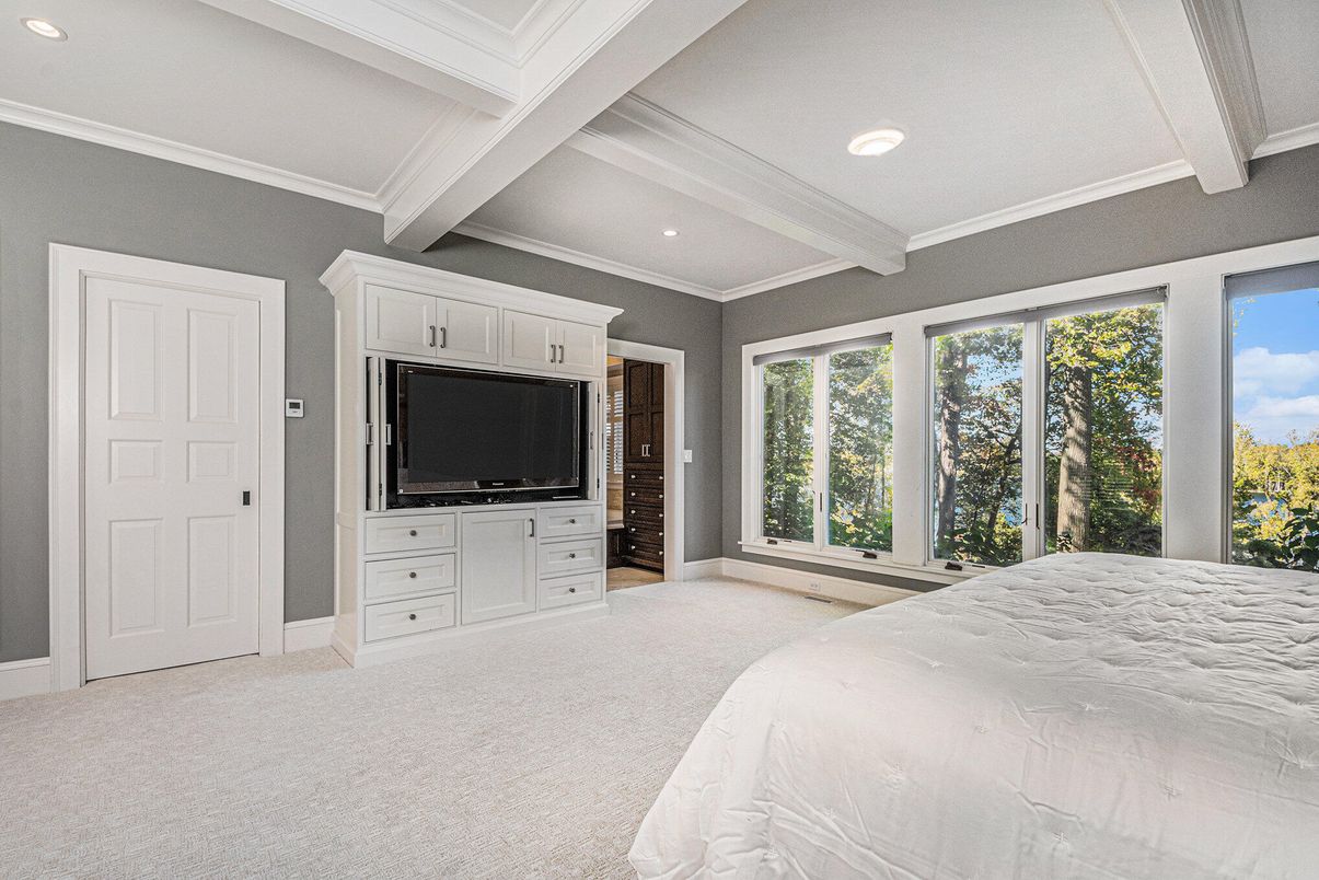 Bedroom, Interior, Recessed Lighting