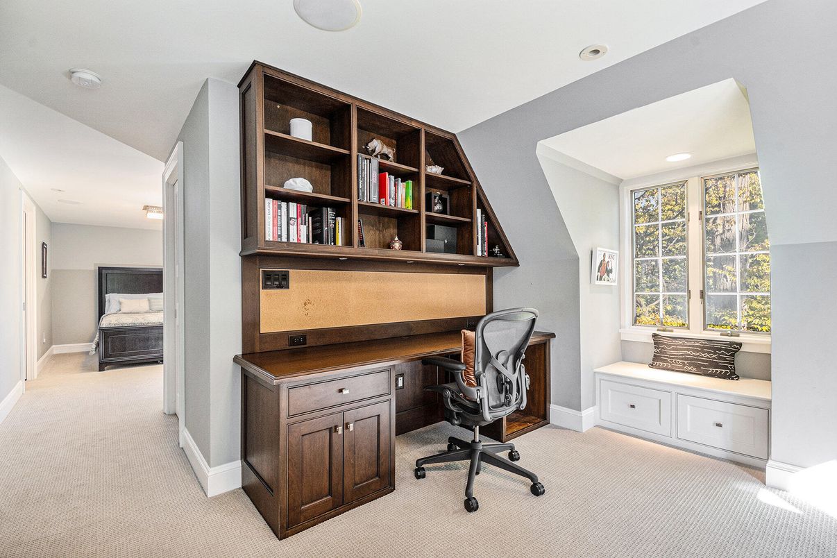 Home Office, Interior, Recessed Lighting