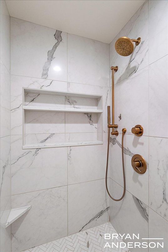 Bathroom, Interior, Marble Walls
