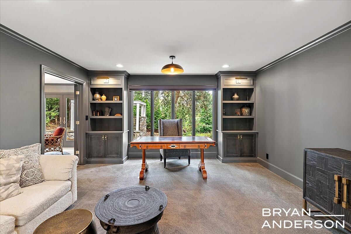 Home Office, Interior, Recessed Lighting