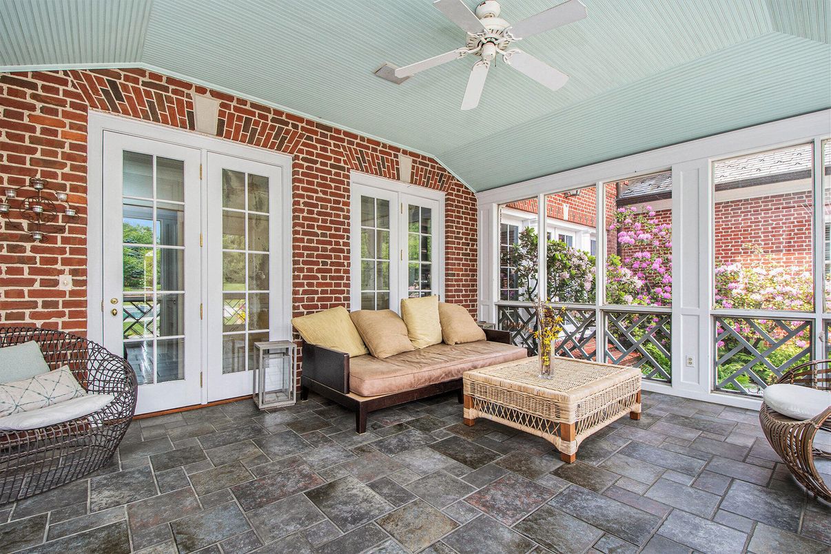 Interior, Stone Walls, Sun Room