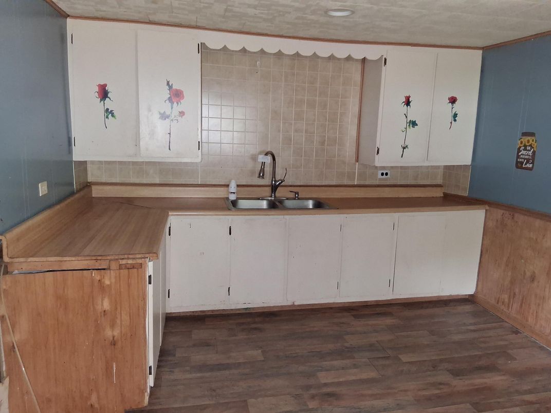Interior, Kitchen, Wood Texture Flooring