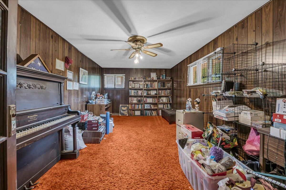 Interior, Piano, Wooden Walls