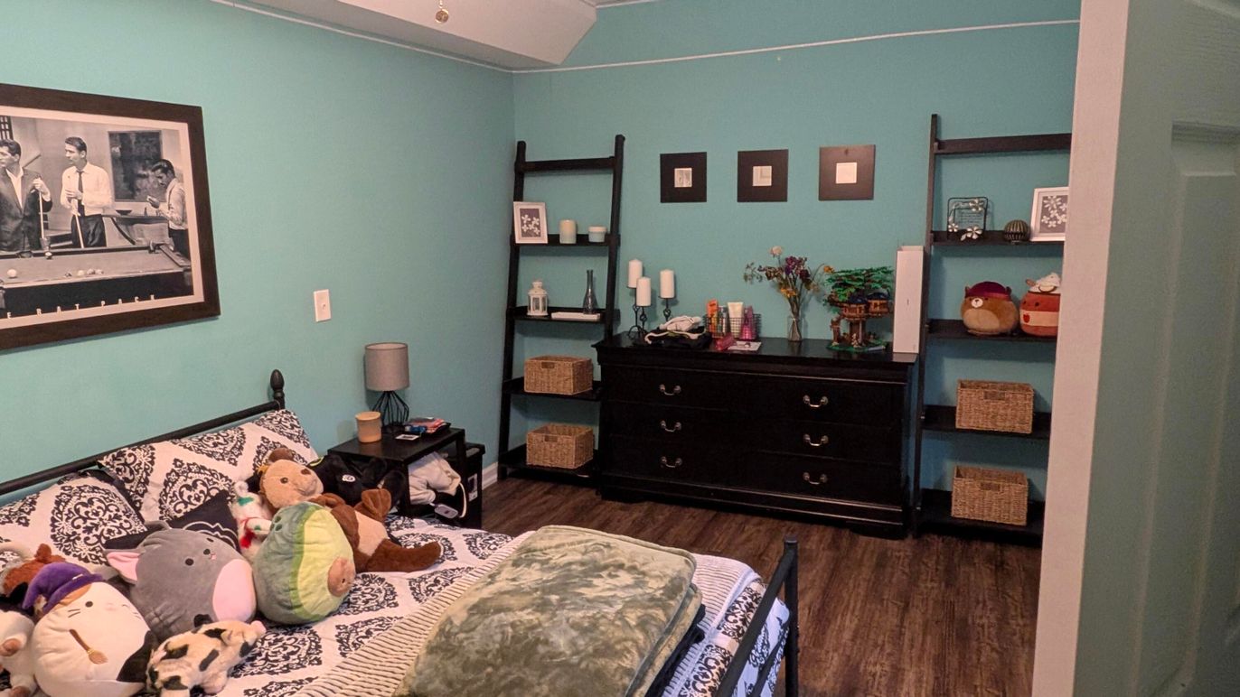 Bedroom, Interior, Wood Texture Flooring