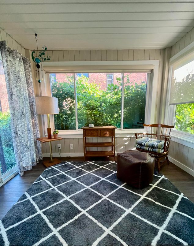 Interior, Sun Room, Wood Texture Flooring