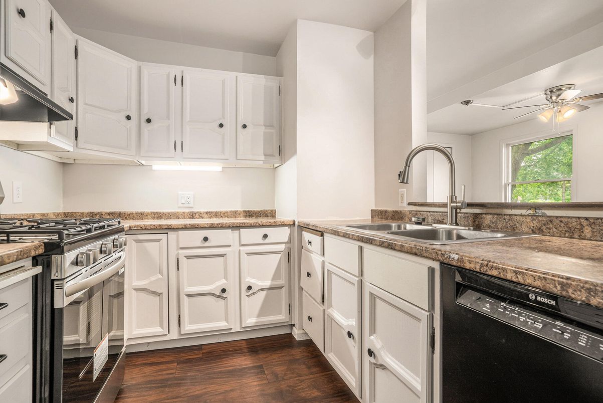 Interior, Kitchen, Wood Texture Flooring