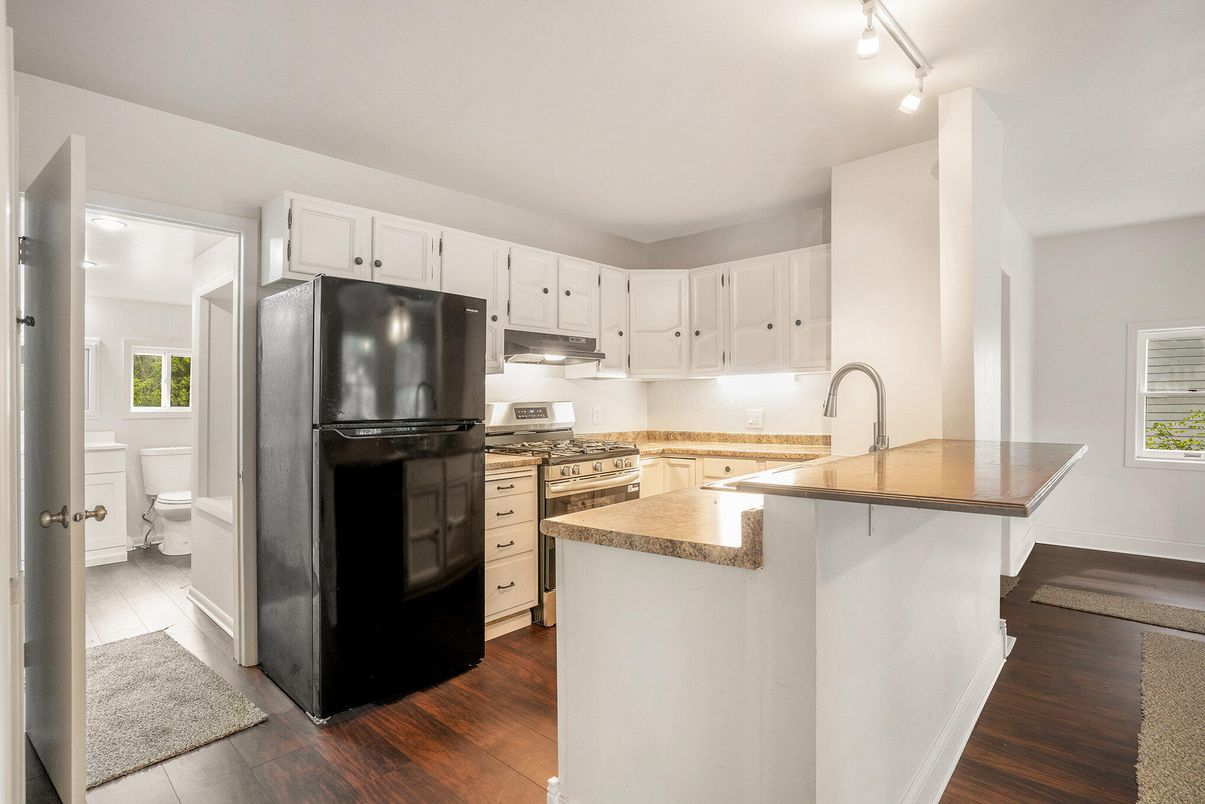 Interior, Kitchen, Wood Texture Flooring