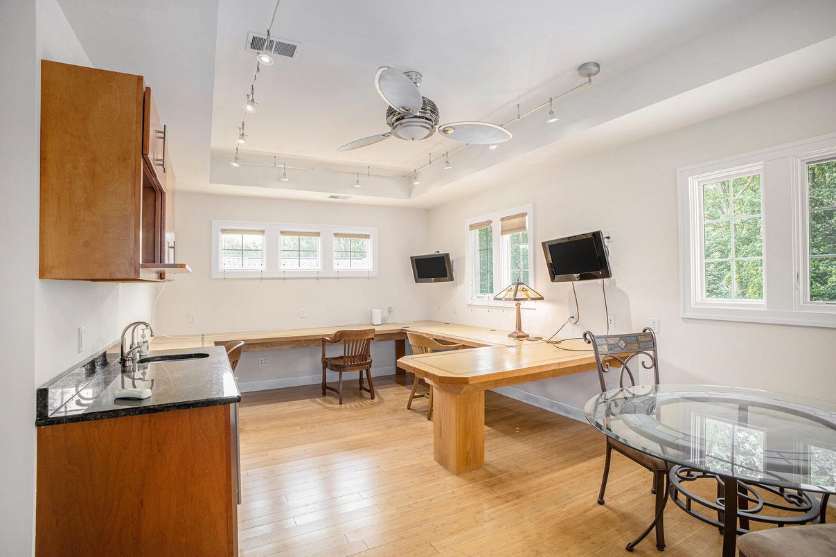 Home Office, Interior, Wood Texture Flooring