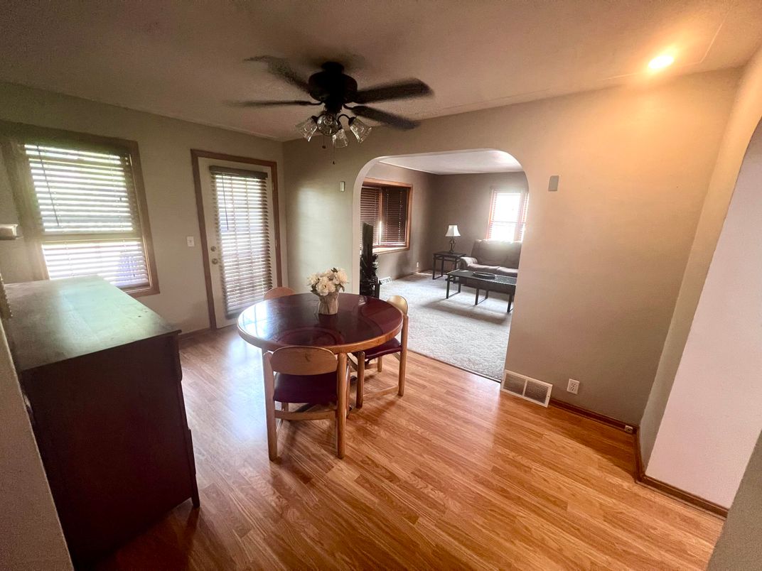 Dining room, Interior, Wood Texture Flooring
