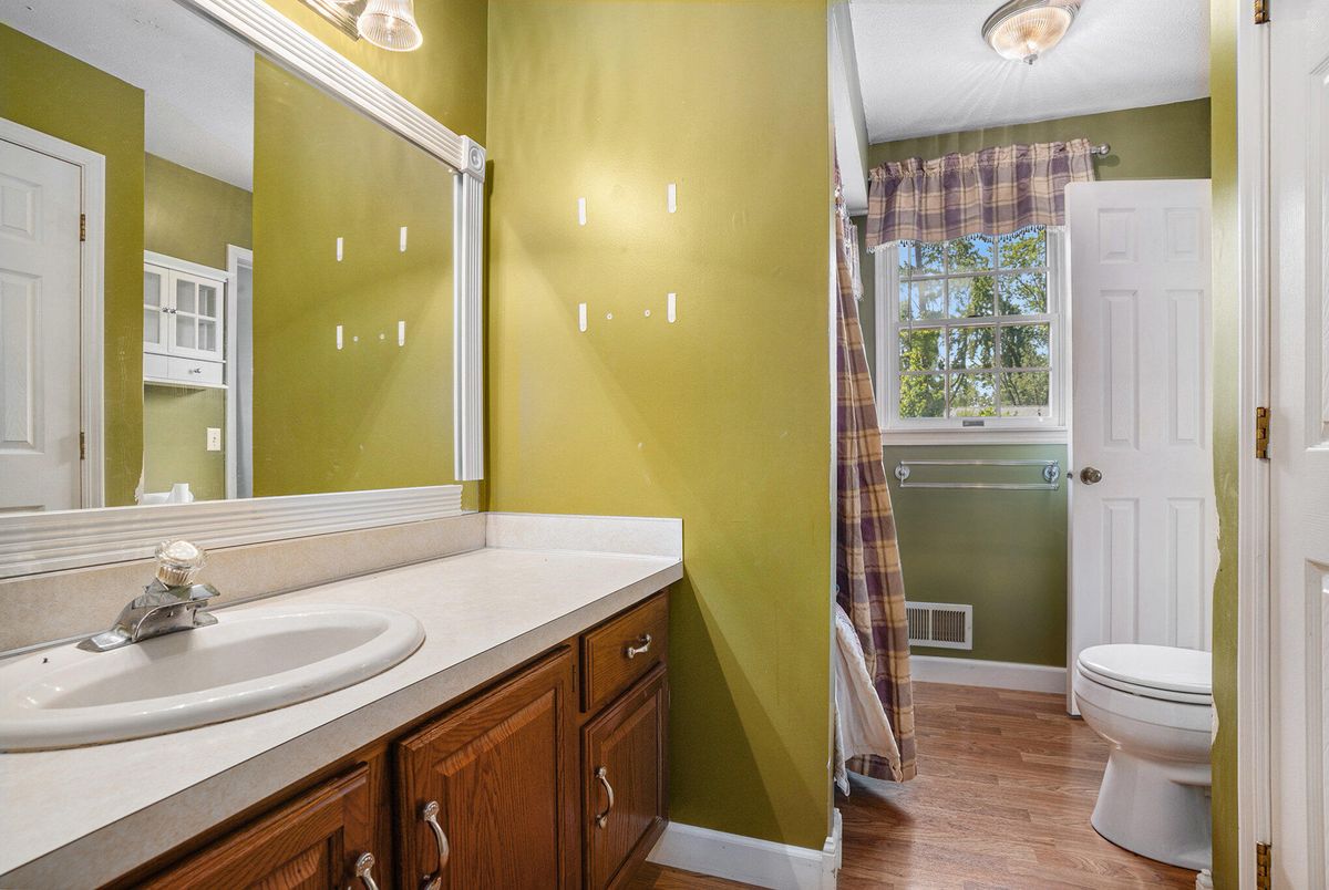 Bathroom, Interior, Wood Texture Flooring