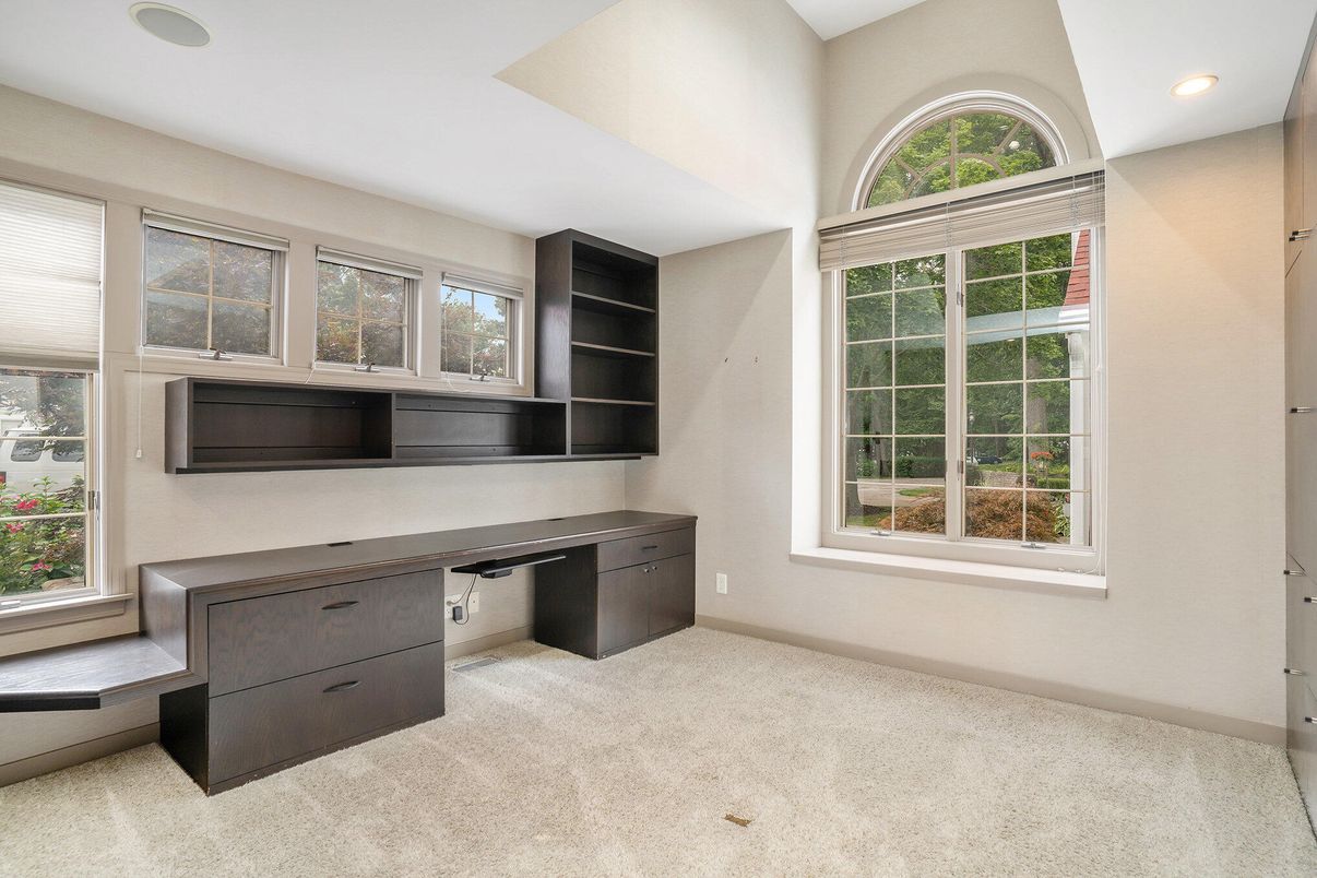 Home Office, Interior, Recessed Lighting