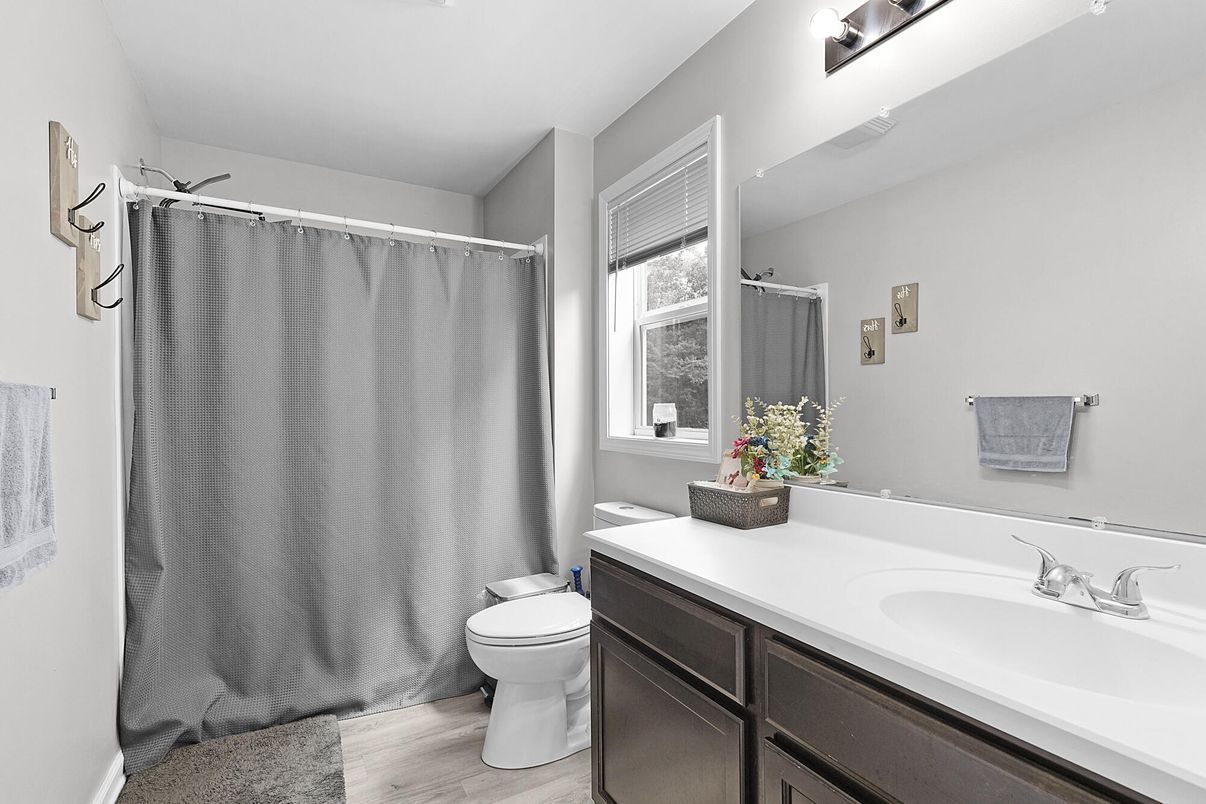 Bathroom, Interior, Wood Texture Flooring