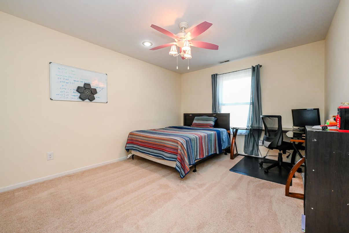 Bedroom, Home Office, Interior, Recessed Lighting