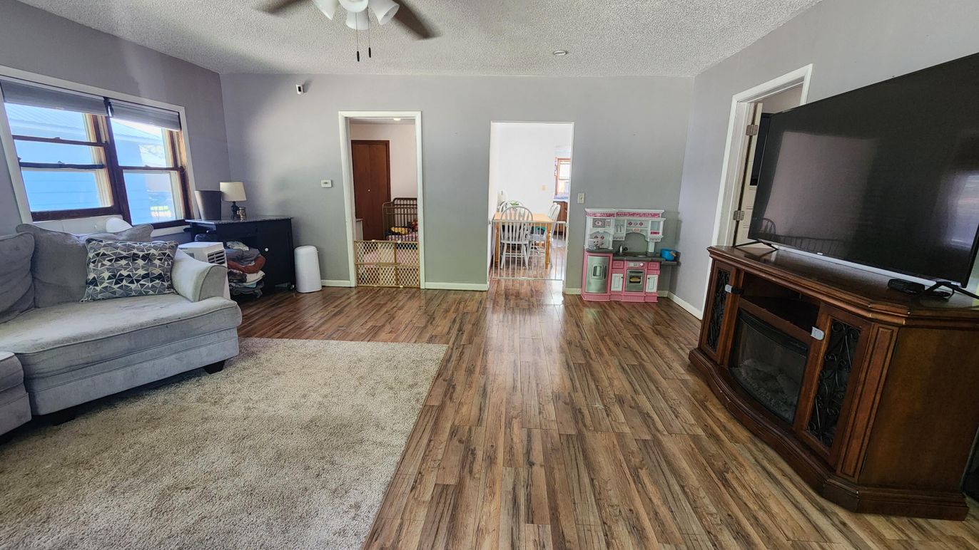 Fireplace, Interior, Wood Texture Flooring