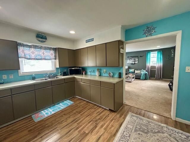 Interior, Recessed Lighting, Wood Texture Flooring