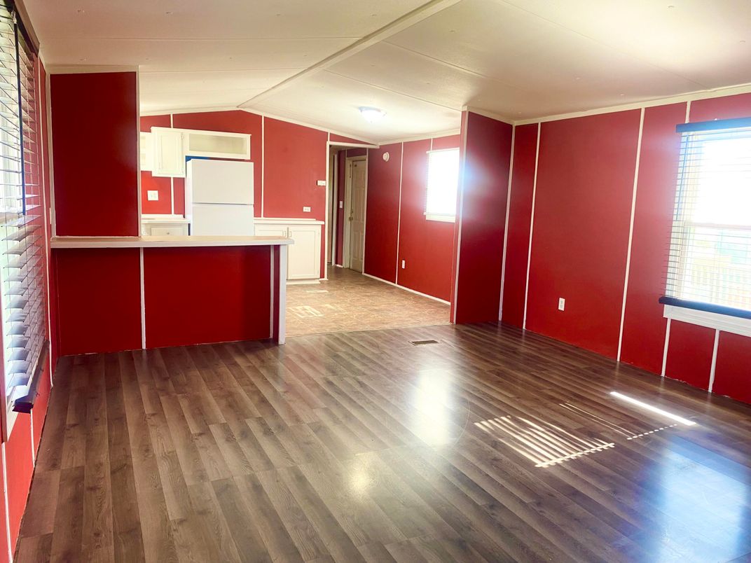Empty room, Interior, Kitchen, Wood Texture Flooring
