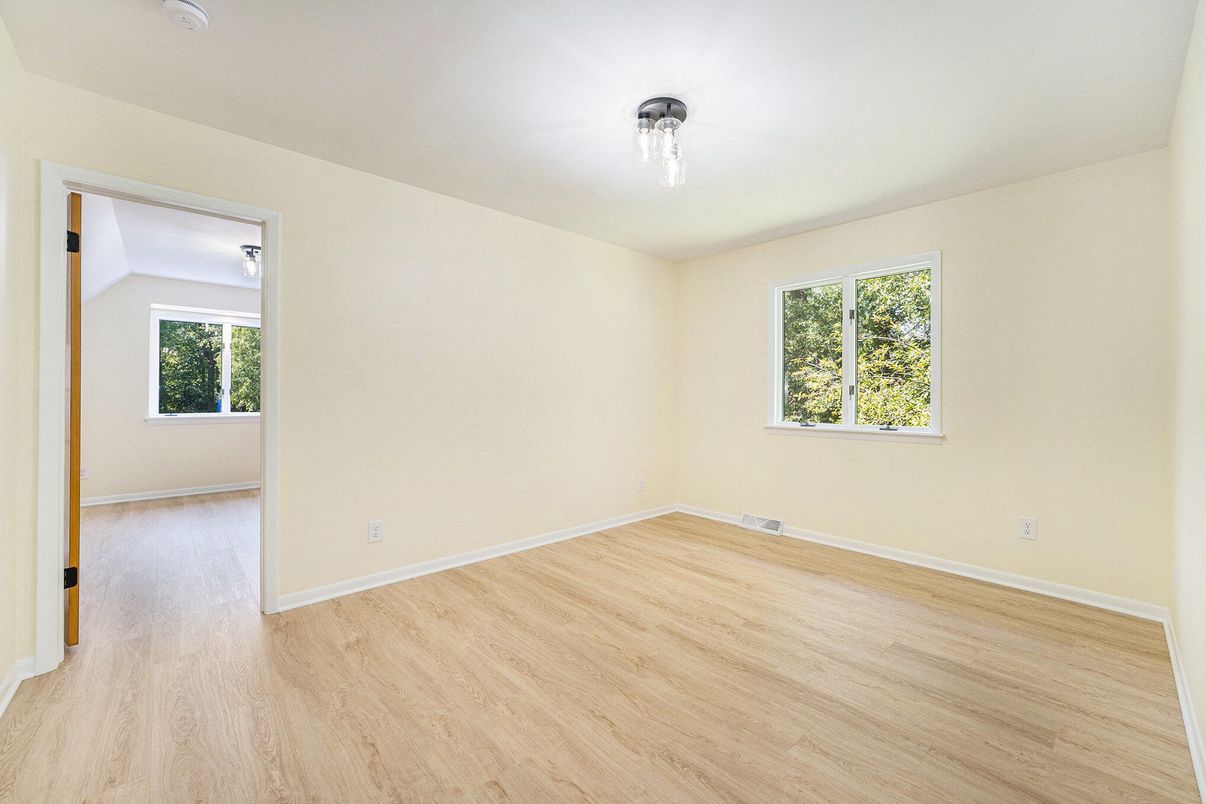 Empty room, Interior, Wood Texture Flooring