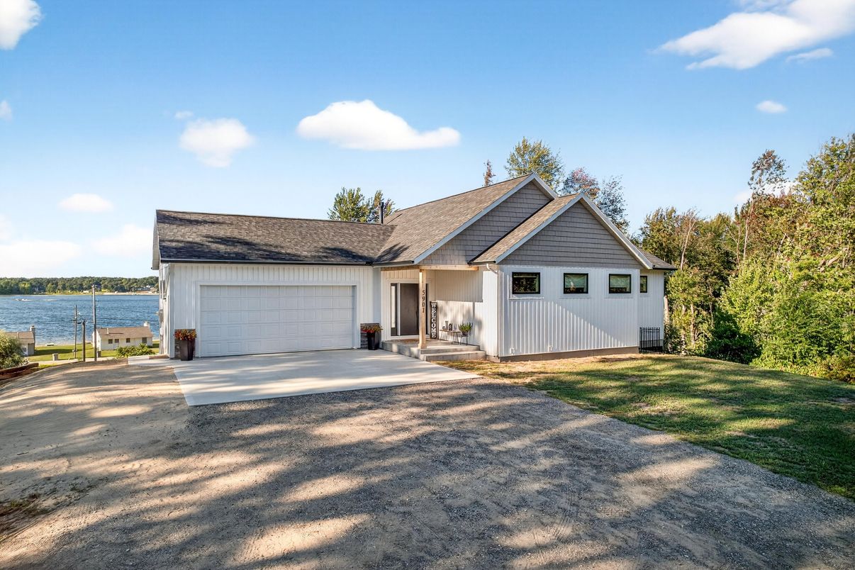 Attached, Backyard, Exterior, Facade, Water, Farmhouse