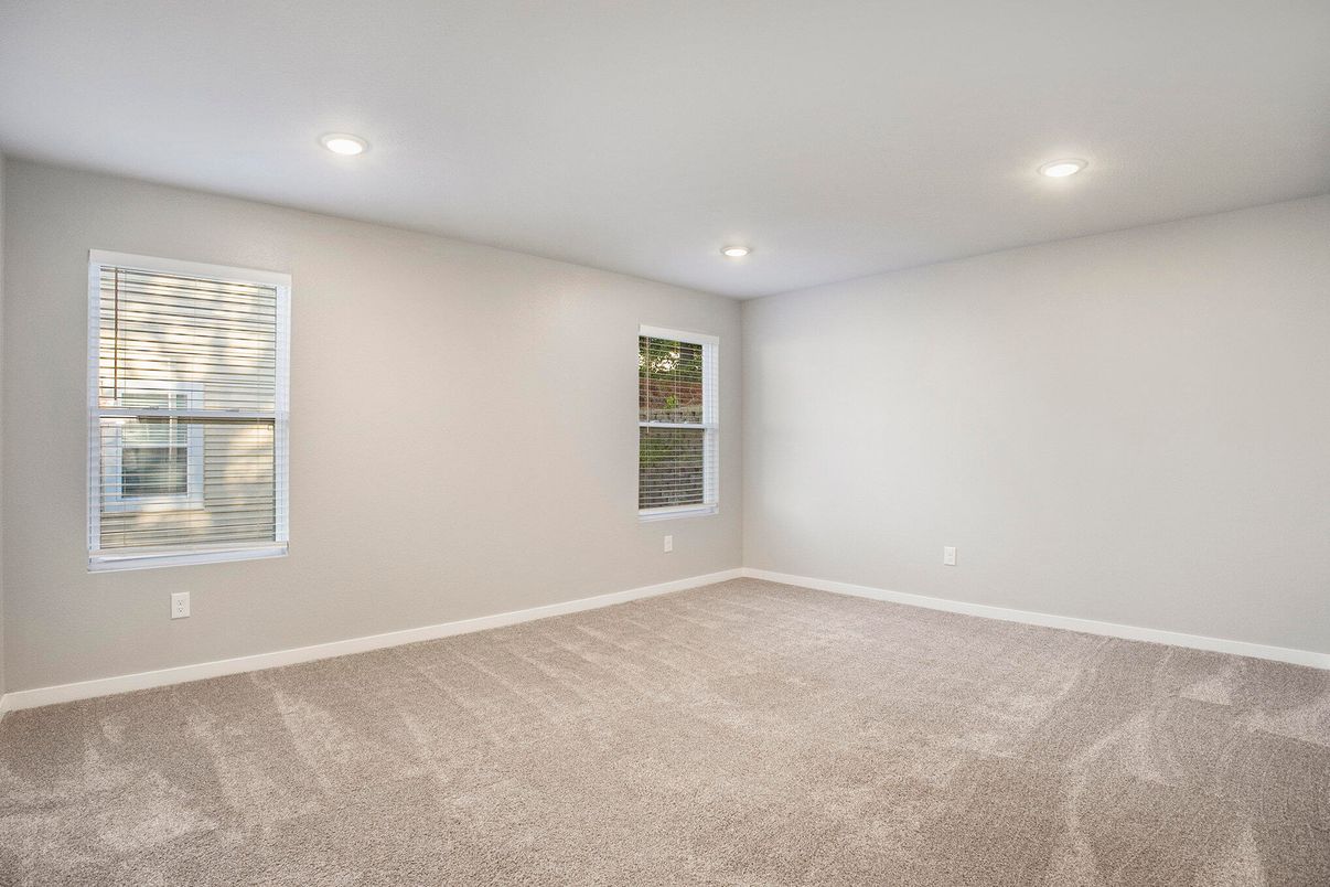 Empty room, Interior, Recessed Lighting