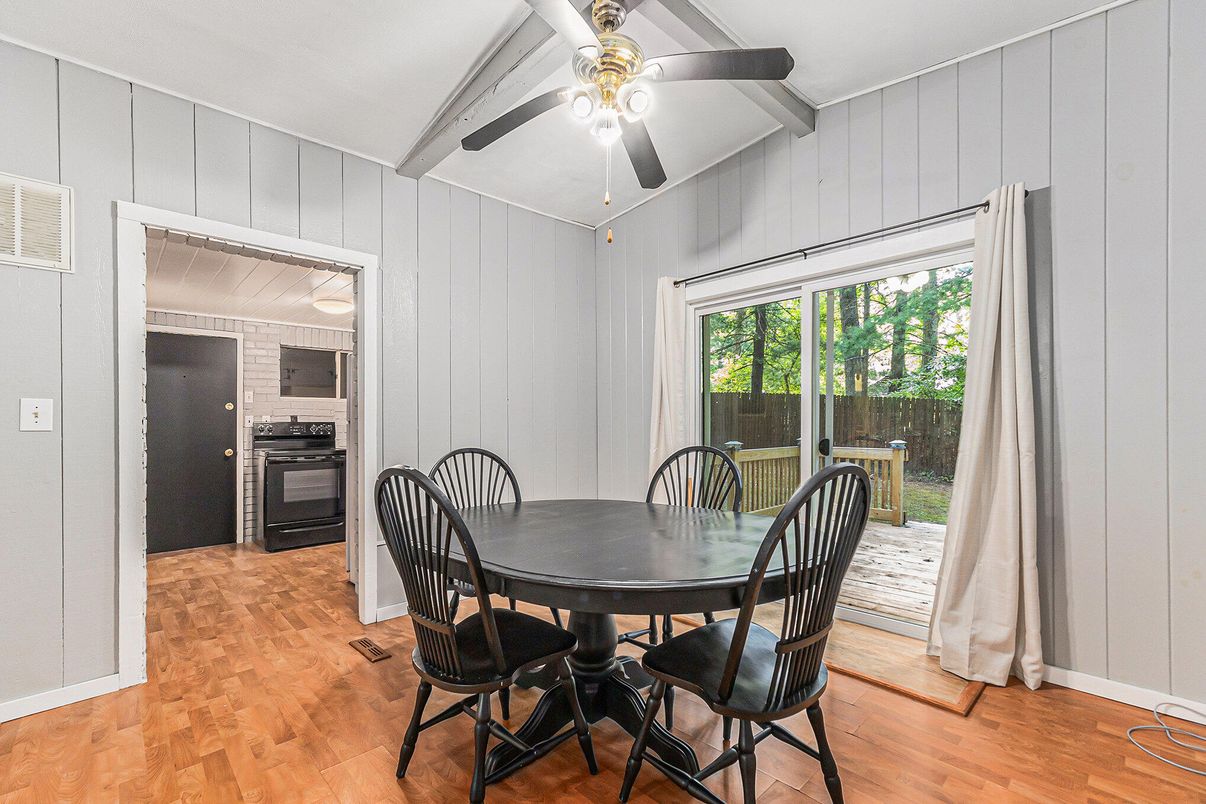 Dining room, Interior, Wood Texture Flooring