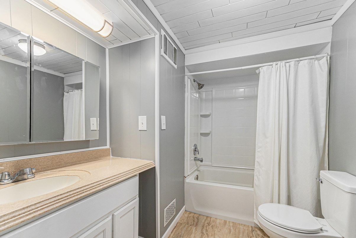 Bathroom, Interior, Wood Texture Flooring