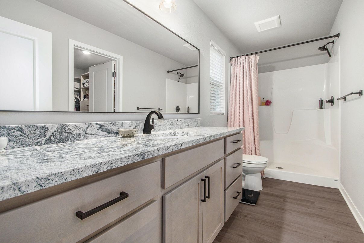 Bathroom, Interior, Wood Texture Flooring