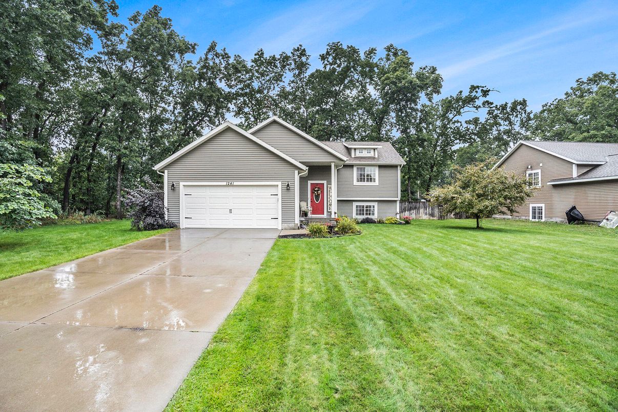 Attached, Backyard, Exterior, Facade, None