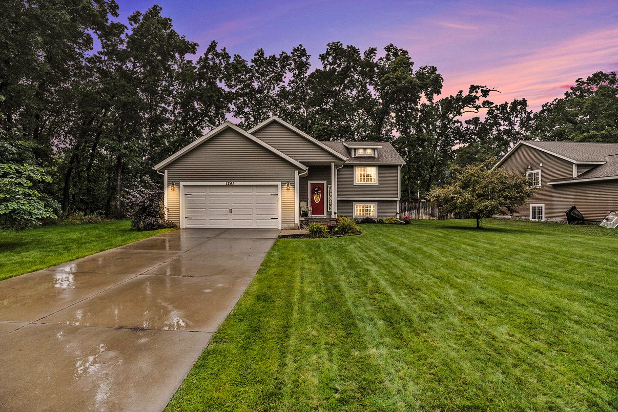 Attached, Backyard, Exterior, Facade, None