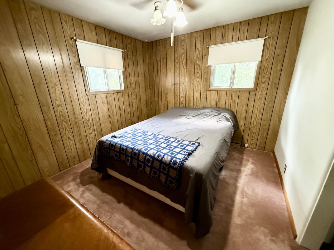 Bedroom, Interior, Wooden Walls