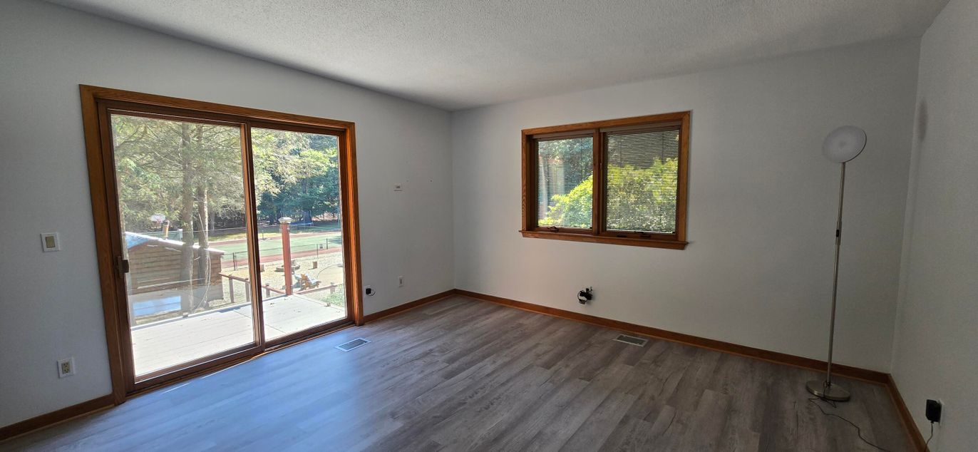 Empty room, Interior, Wood Texture Flooring