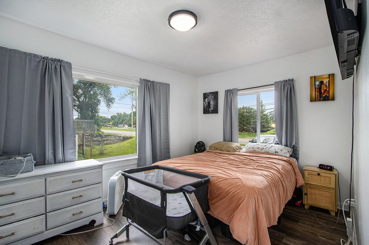 Bedroom, Interior, Wood Texture Flooring