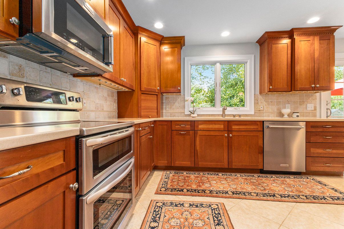 Interior, Kitchen, Recessed Lighting, Stainless Steel Appliances