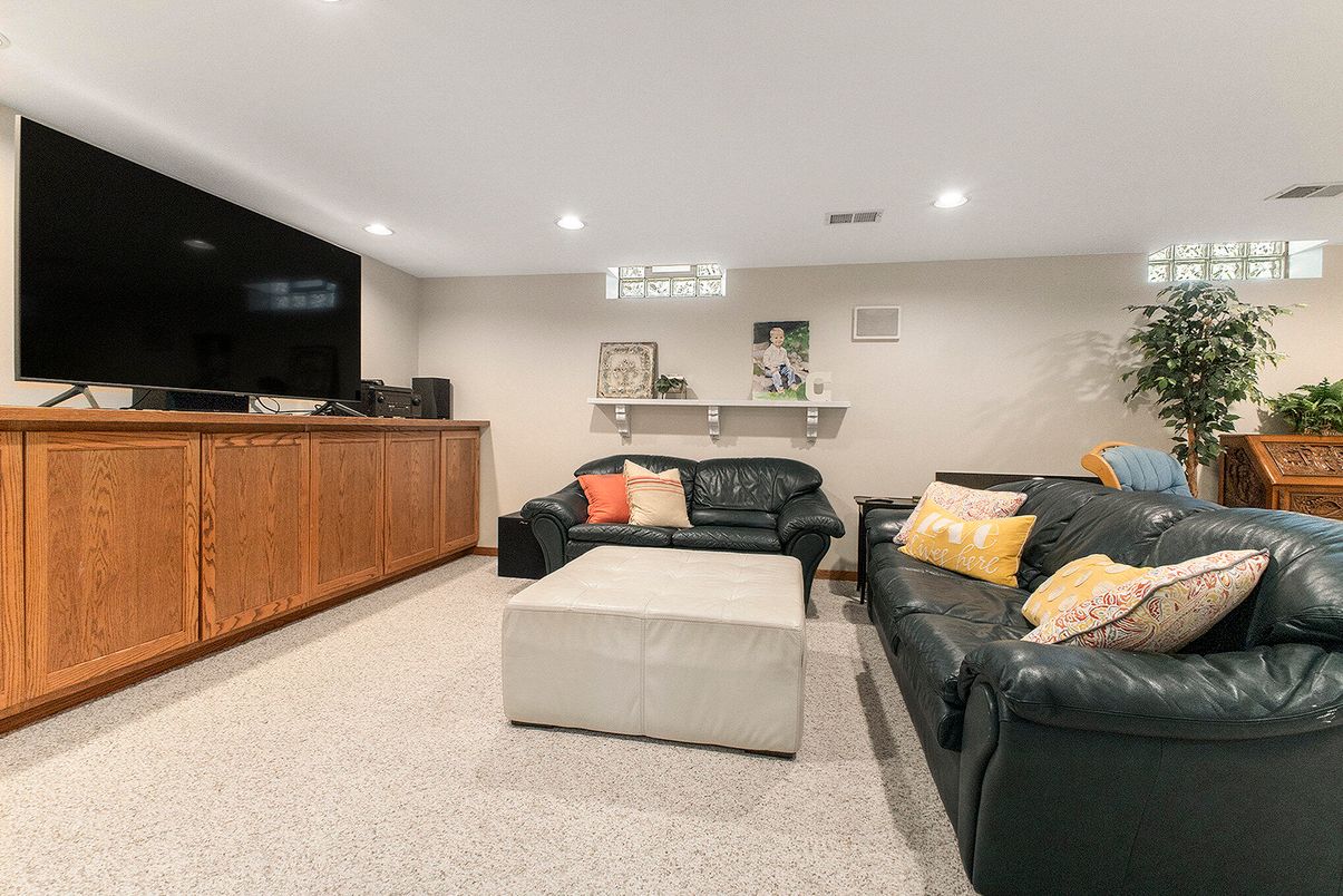 Interior, Living room, Recessed Lighting