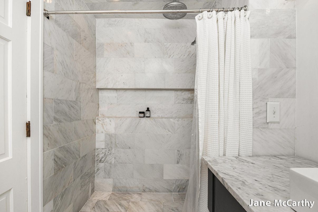 Bathroom, Interior, Marble Walls