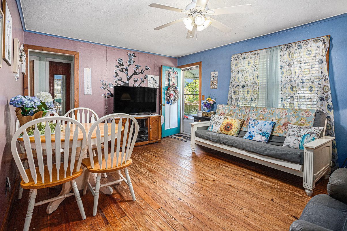 Dining room, Interior, Wood Texture Flooring