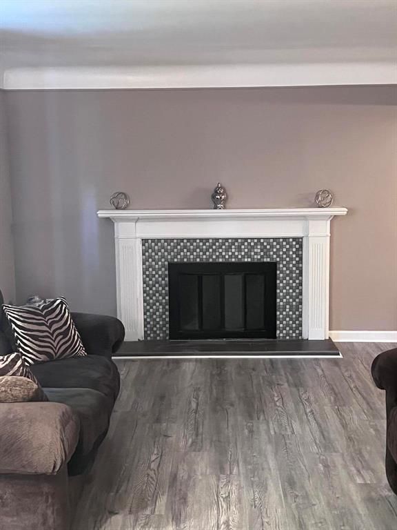 Fireplace, Interior, Wood Texture Flooring