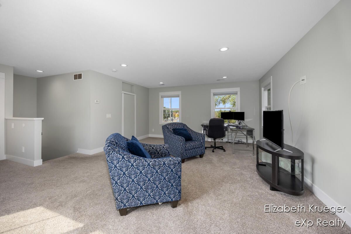 Home Office, Interior, Recessed Lighting