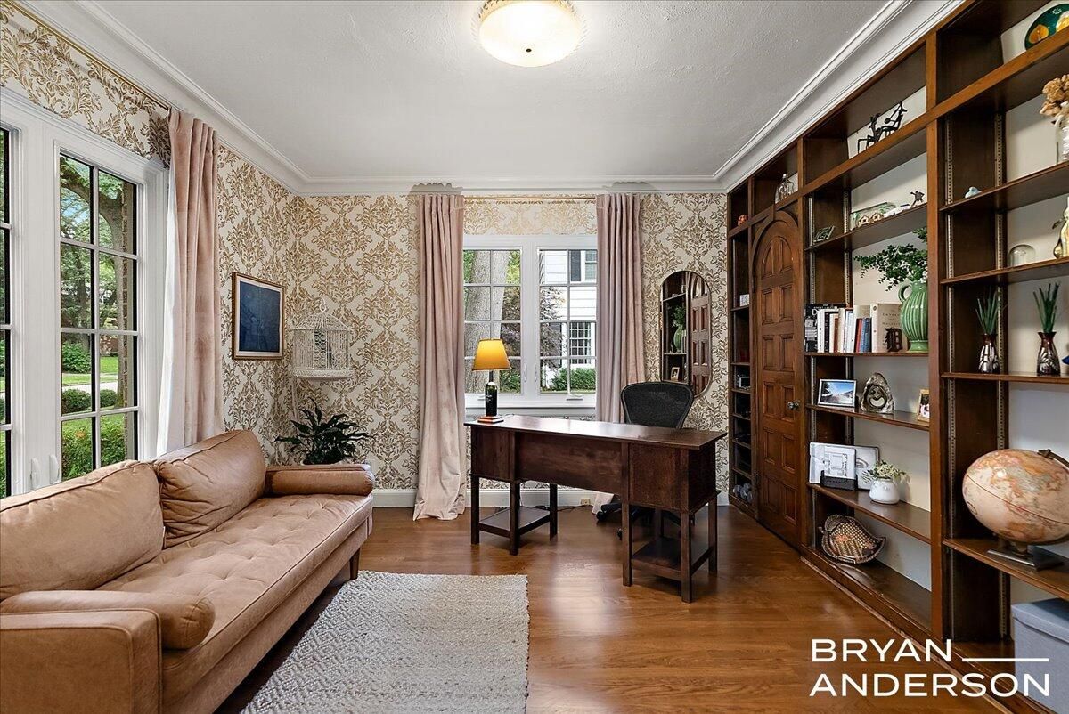 Home Office, Interior, Wood Texture Flooring