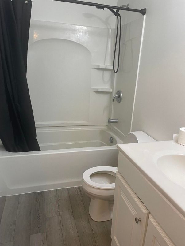 Bathroom, Interior, Wood Texture Flooring