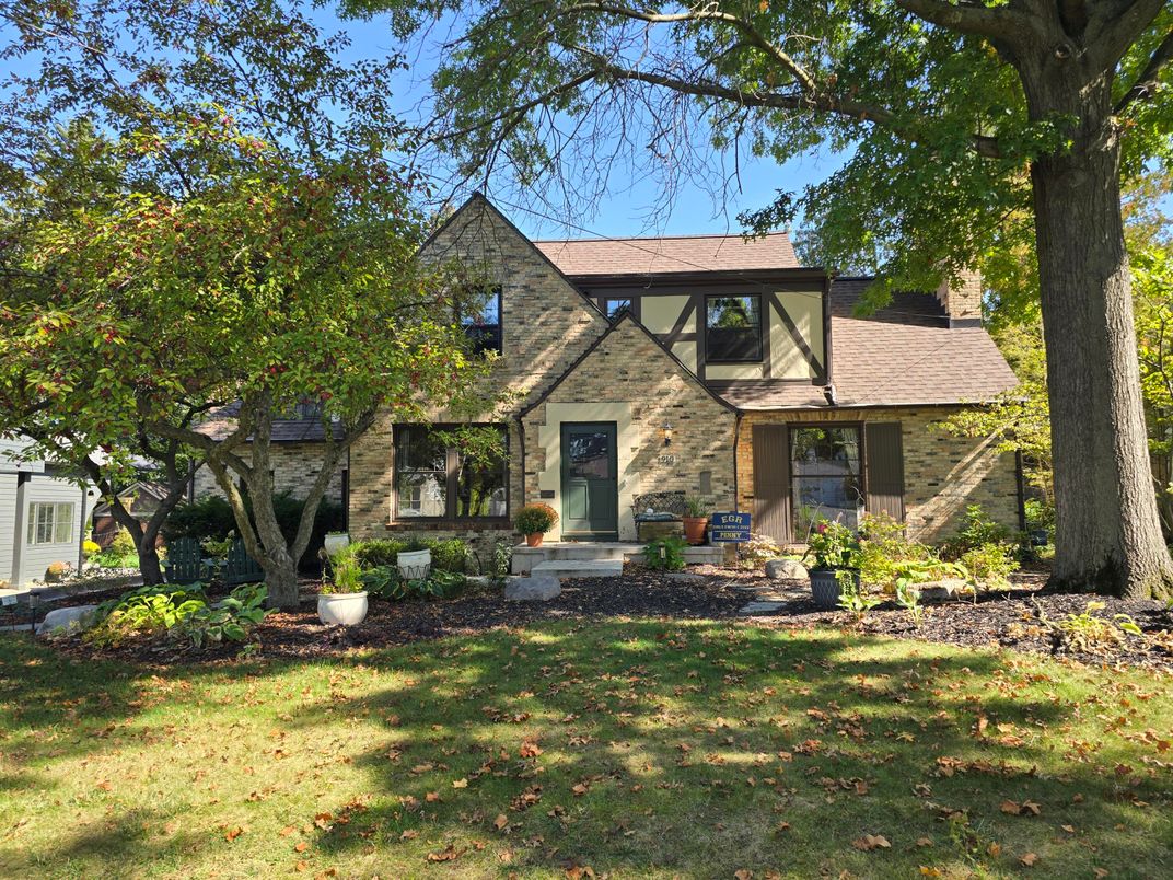 Backyard, Exterior, Facade, Tudor Revival