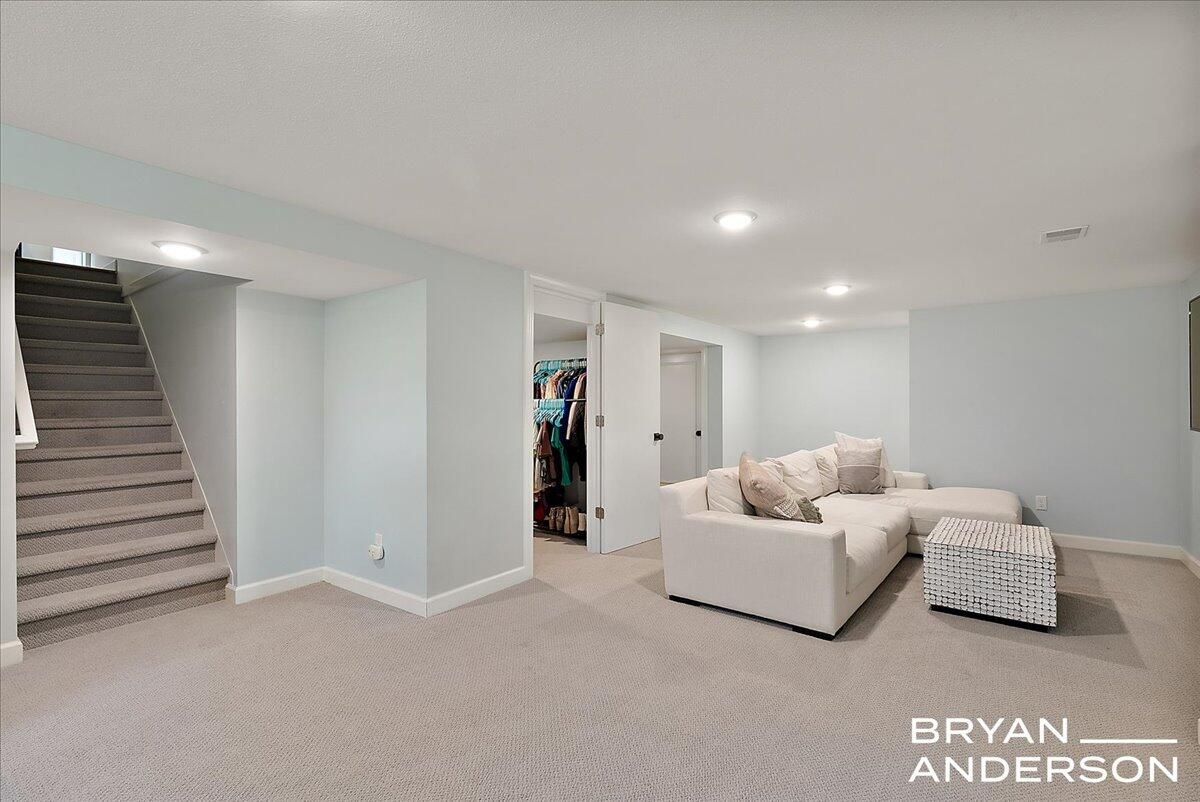 Interior, Living room, Recessed Lighting