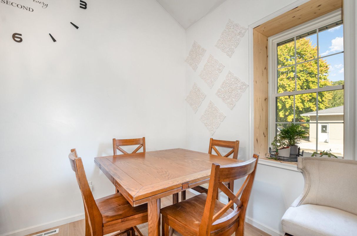 Dining room, Interior, Wood Texture Flooring