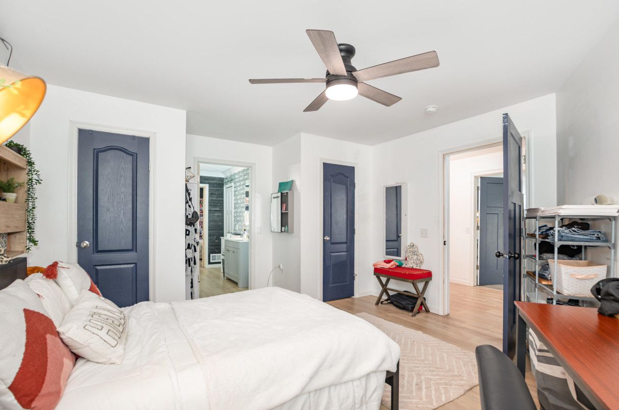 Bedroom, Interior, Wood Texture Flooring