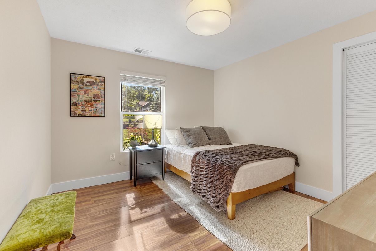 Bedroom, Interior, Wood Texture Flooring