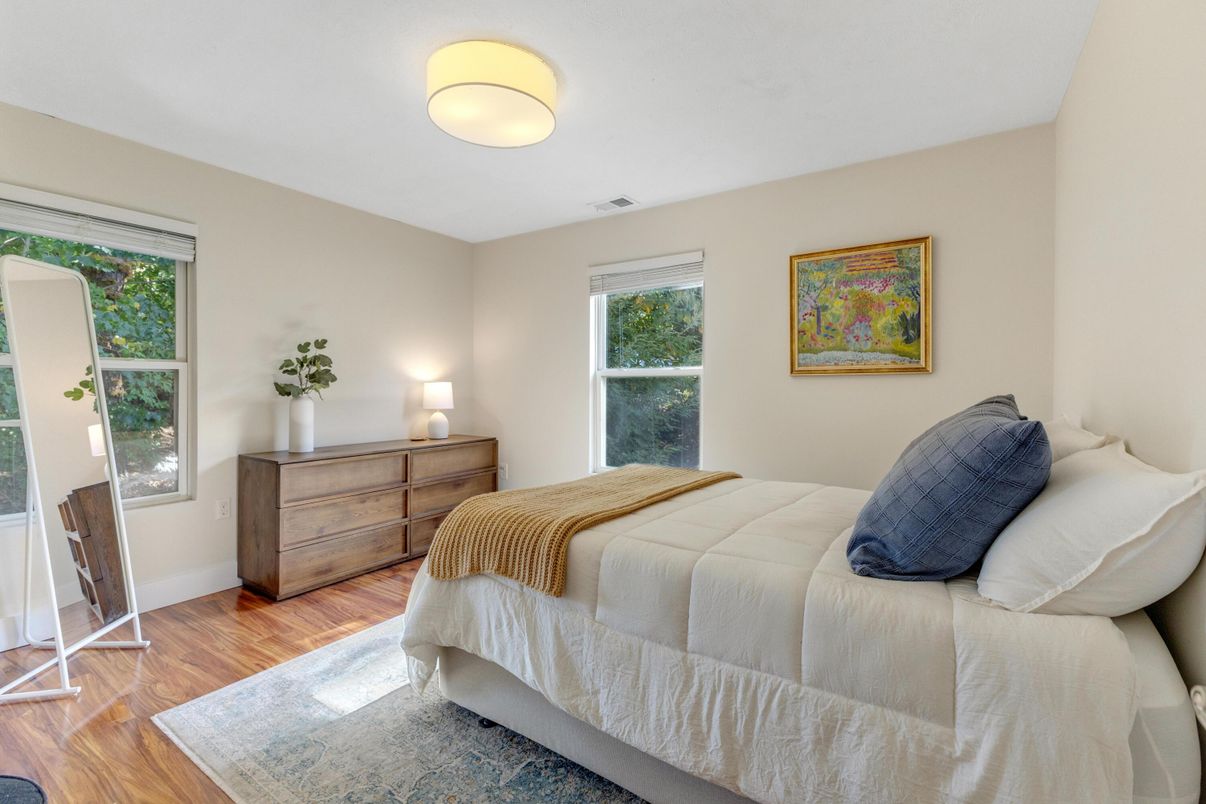 Bedroom, Interior, Wood Texture Flooring