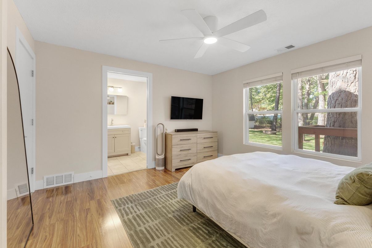 Bedroom, Interior, Wood Texture Flooring