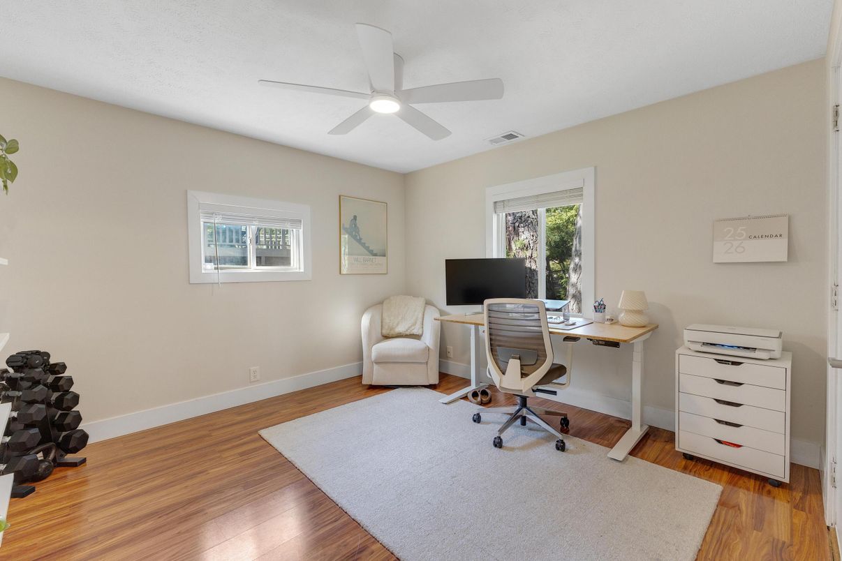 Home Office, Interior, Wood Texture Flooring